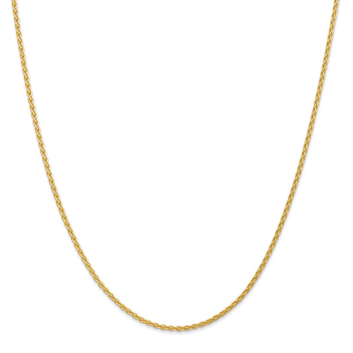 Gold Classics(tm) 1.75mm. 14kt. Parisian Wheat Chain Necklace