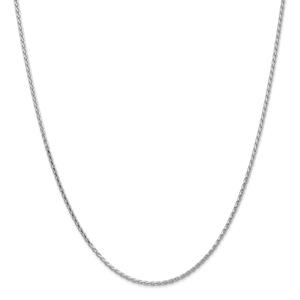 Gold Classics(tm) 1.9mm. White Parisian Diamond Cut Necklace