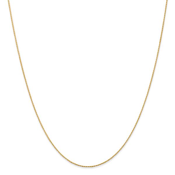 Unisex Gold Classics(tm) .8mm. 14kt. Parisian Diamond 14in. Necklace