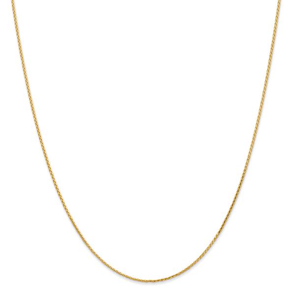 Unisex Gold Classics(tm) 1.0mm.14kt. Parisian Diamond 14in. Necklace