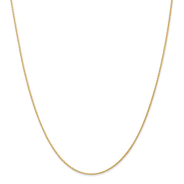 Gold Classics(tm) 1.0mm. 14kt. Baby Parisian Wheat Necklace