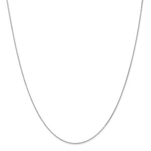 Gold Classics(tm) .7mm. White Baby Parisian Wheat Necklace