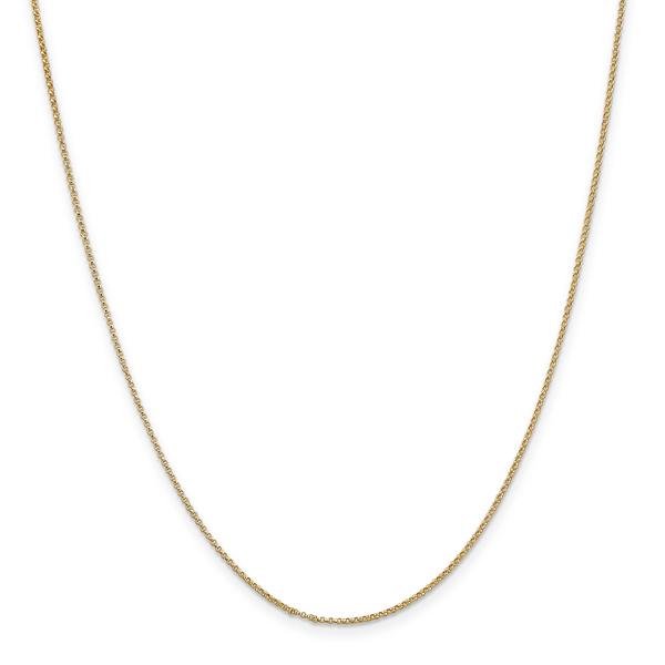 Gold Classics(tm) 1.15mm. 14kt. Gold Solid Rolo Chain Necklace