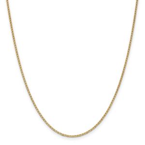 Unisex Gold Classics(tm) 1.5mm. Lightweight Anchor 14in. Necklace
