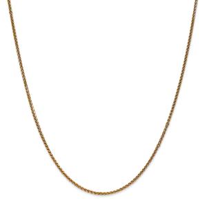 Gold Classics(tm) 1.4mm. 14kt. Diamond Cut Spiga Chain Necklace