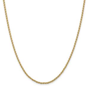 Gold Classics(tm) 2.25mm. 14kt. Parisian Wheat Chain Necklace
