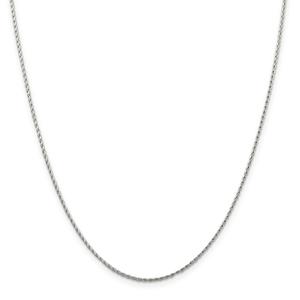 Gold Classics(tm) 1.25mm. 14kt. White Round Parisian Necklace