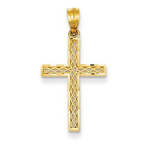 Gold Classics(tm) 14kt. Filigree Cross Pendant