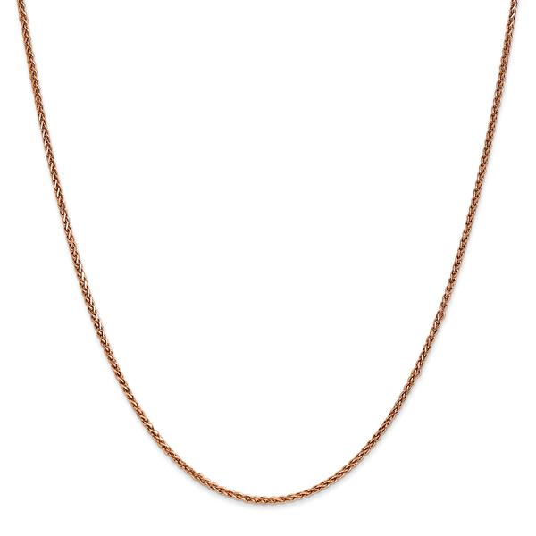 Gold Classics(tm) 1.40mm. 14kt. Rose Gold Spiga Chain Necklace