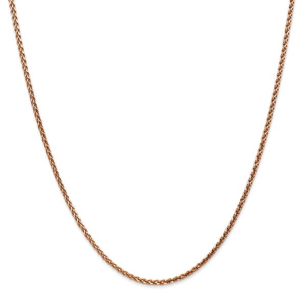 Gold Classics(tm) 1.8mm. 14kt. Rose Diamond Cut Spiga Necklace