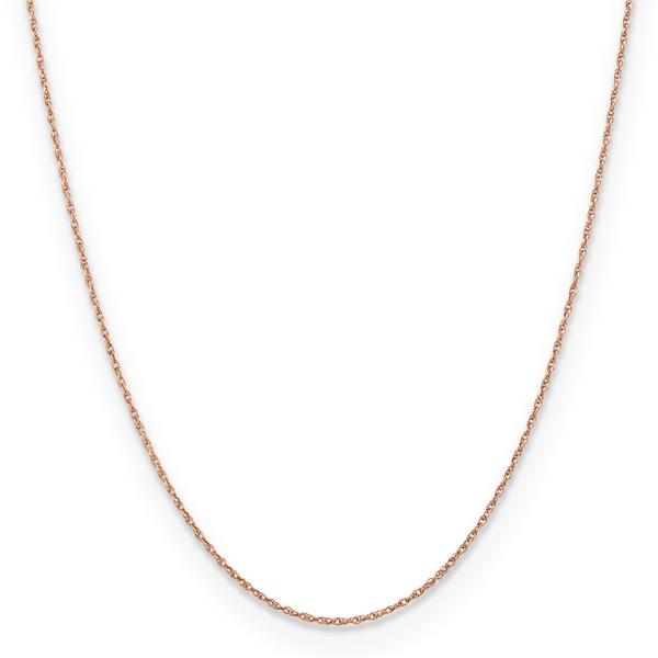 Gold Classics(tm) 1.15mm. Rose Gold Cable Rope Chain Necklace