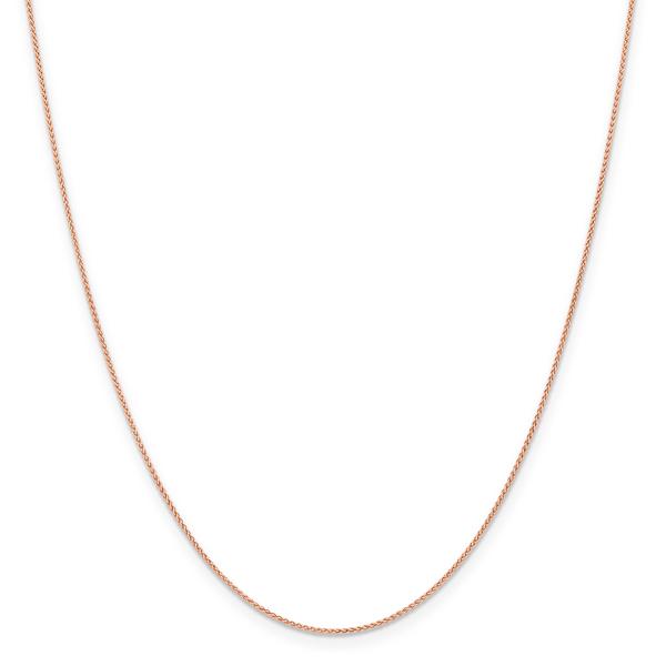 Gold Classics(tm) 1mm. 14kt. Rose Gold Spiga Chain Necklace