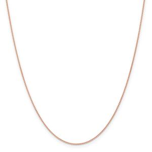 Gold Classics(tm) 1mm. 14kt. Rose Gold Spiga Chain Necklace