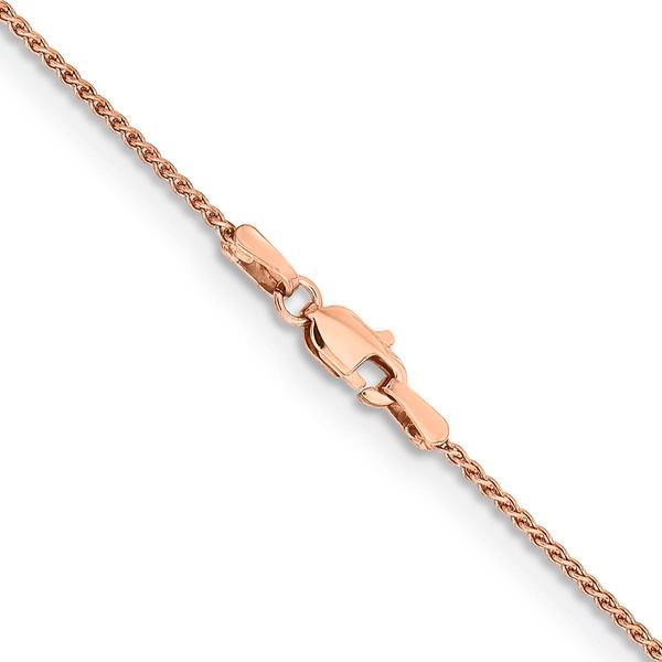 Gold Classics(tm) 1.25mm. 14kt. Rose Gold Spiga Chain Necklace alternate view