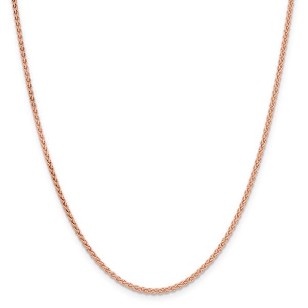 Gold Classics(tm) 2.00mm. 14kt. Rose Gold Spiga Chain Necklace
