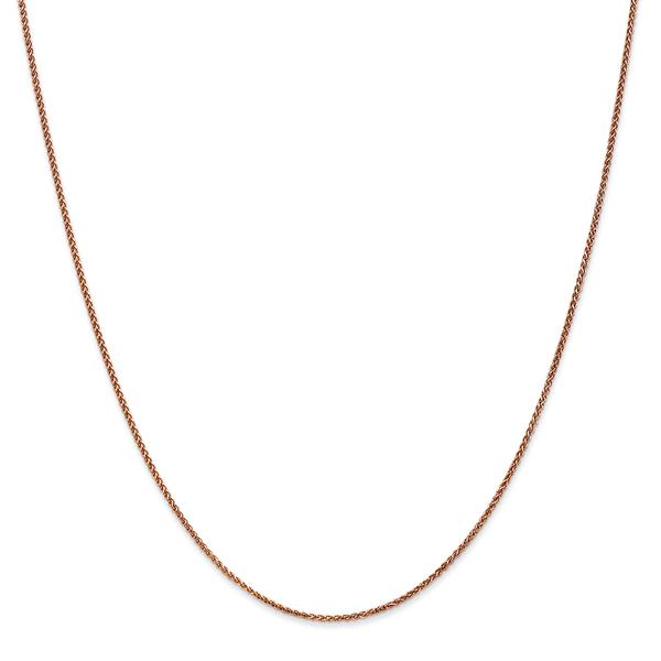 Gold Classics(tm) 1.2mm. 14kt. Rose Diamond Cut Spiga Necklace