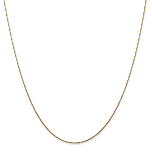 Gold Classics(tm) .80mm. 14kt. Gold Round Snake Chain Necklace