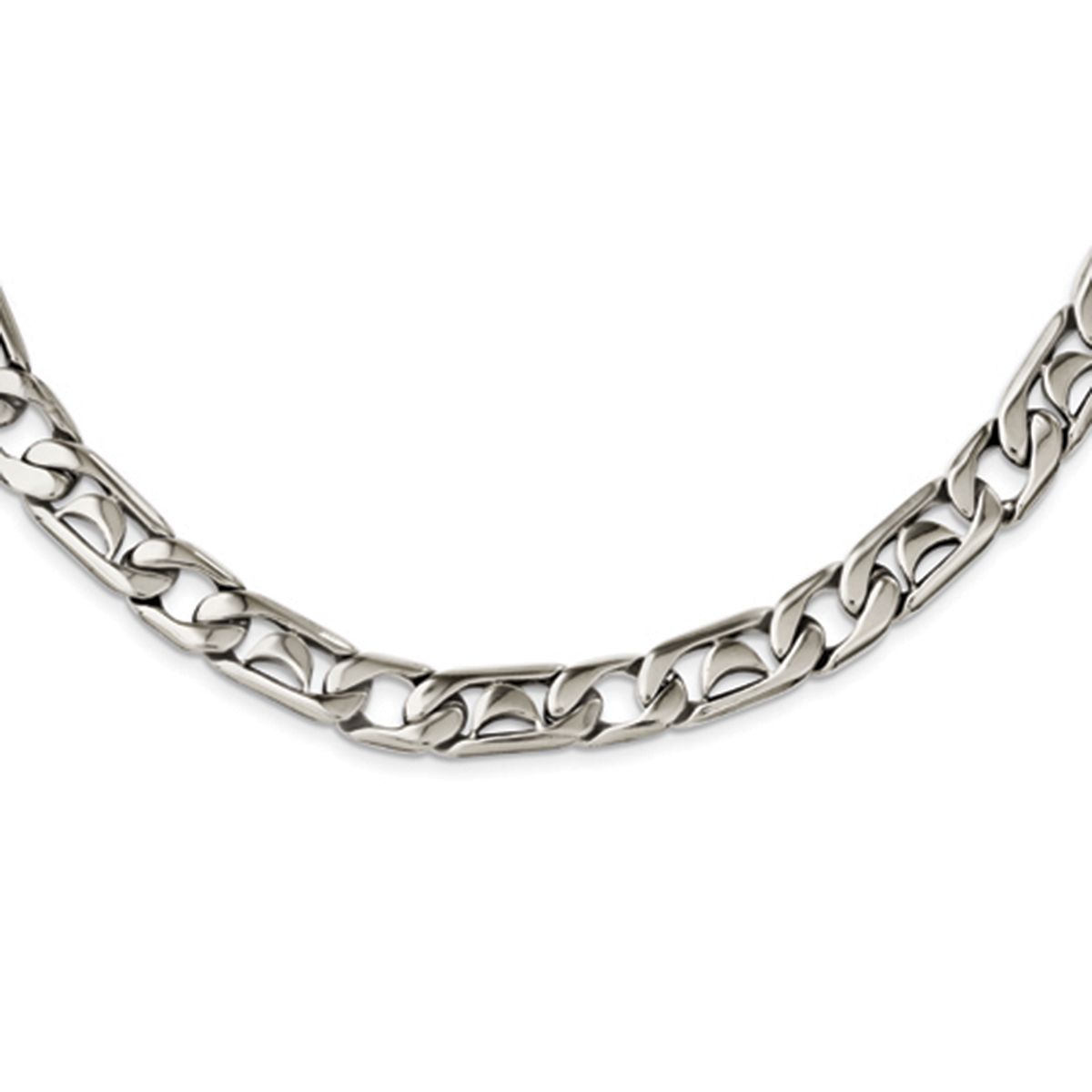 Mens Gentlemen's Classics(tm) Polished Open Link Necklace