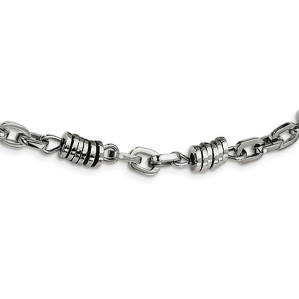 Mens Gentlemen's Classics(tm) Stainless Steel Polished Necklace