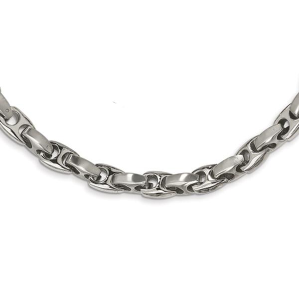Mens Gentlemen's Classics(tm) Classic Anchor Chain Style Necklace