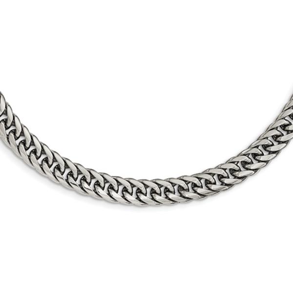 Mens Gentlemen's Classics(tm) Steel Double Curb Chain Necklace