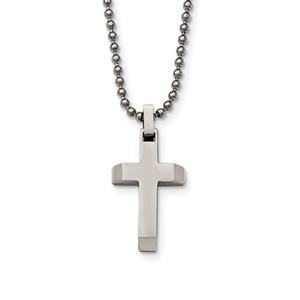 Mens Gentlemens Classics(tm) Religious Cross Necklace