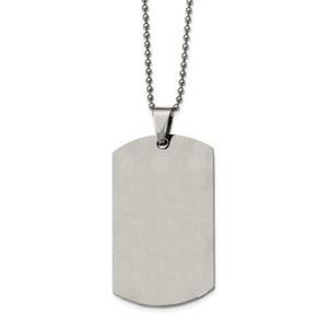 Mens Gentlemen's Classics(tm) X-Large Rounded 2mm Edge Necklace alternate view