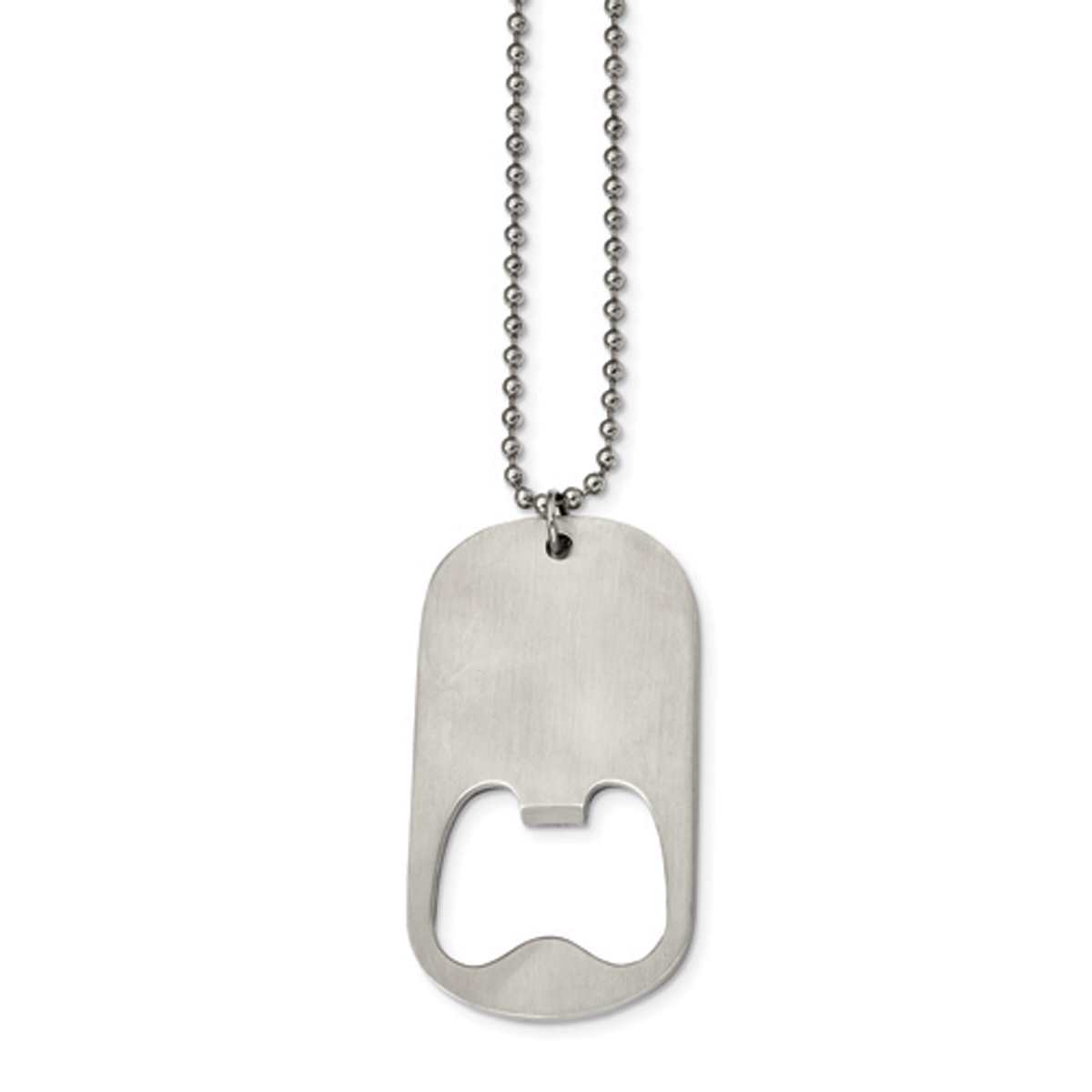 Mens Gentlemen's Classics(tm) Functional Bottle Opener Necklace