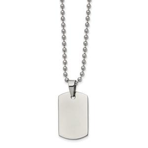 Mens Gentlemen's Classics(tm) Reversible Stainless Steel Necklace