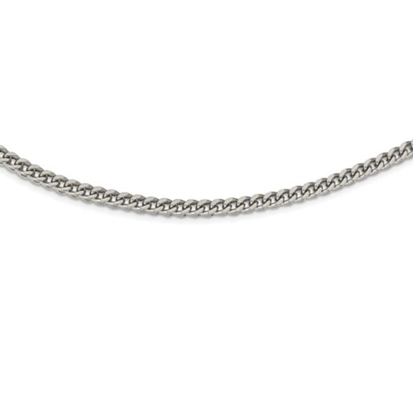Mens Gentlemen's Classics(tm) Stainless Steel Franco Styled Necklace