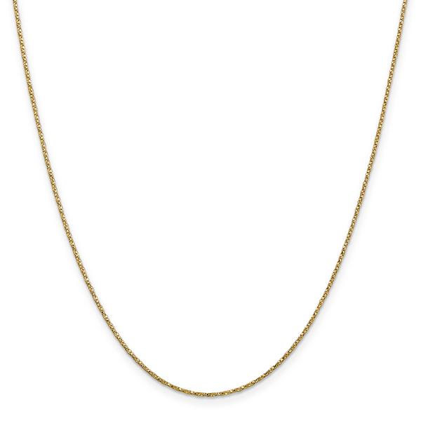 Gold Classics(tm) .95mm. 14kt. Gold Twisted Box Chain Necklace