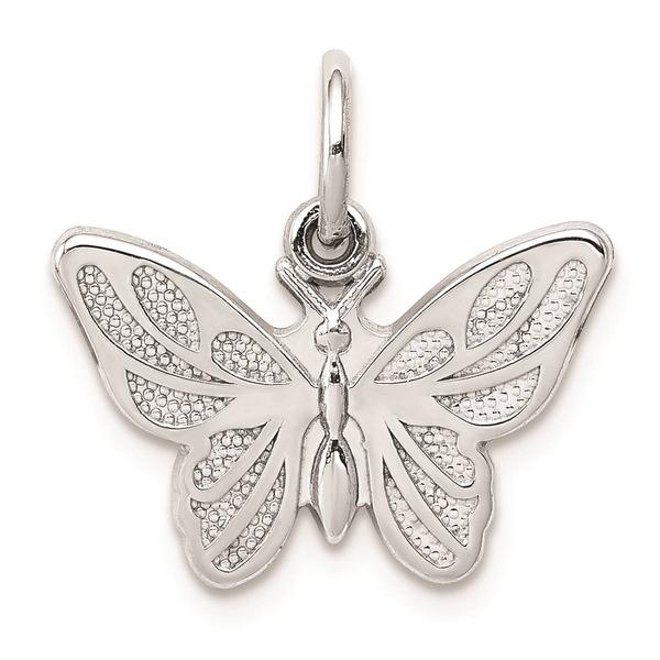 Gold Classics(tm) 14kt. White Gold Butterfly Charm