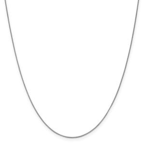 Unisex Gold Classics(tm) .70mm. White Box 14in. Necklace w/ Lobster