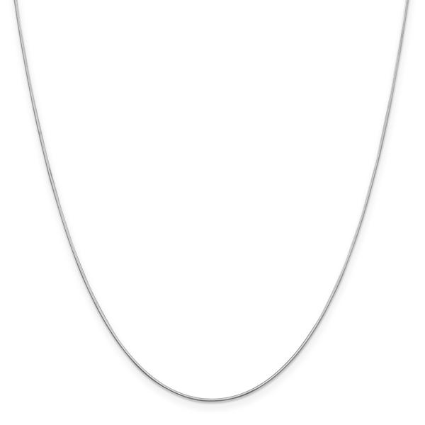 Unisex Gold Classics(tm) .80mm. White Octagonal Snake 14in. Necklace