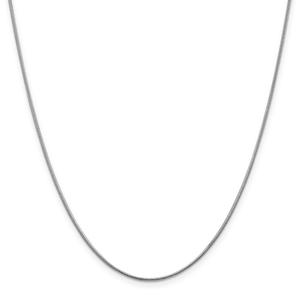 Gold Classics(tm) 1.1mm. 14kt. White Round Snake Chain Necklace