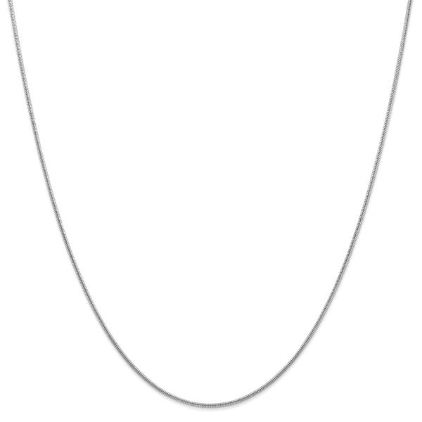 Gold Classics(tm) 1.4mm. 14kt. White Round Snake Chain Necklace