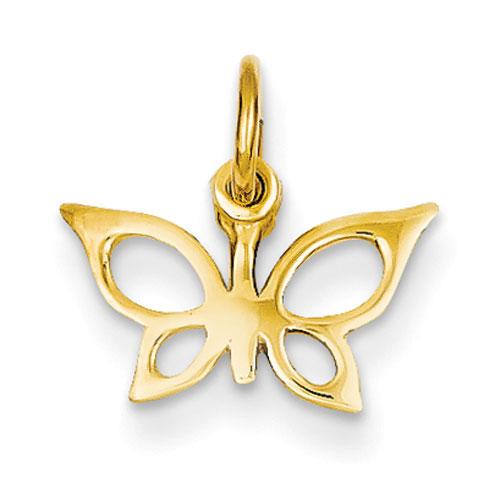 Gold Classics(tm) 14kt. Butterfly Charm