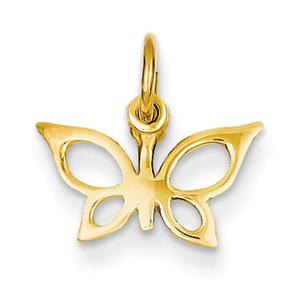 Gold Classics(tm) 14kt. Butterfly Charm