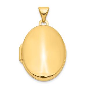 Gold Classics(tm) 14kt. Gold Polished Oval Locket