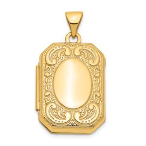 Gold Classics(tm) 14kt. Gold Rectangle Locket