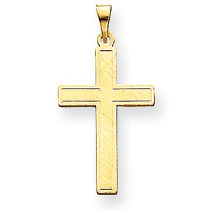 Mens Gold Classics(tm) 14kt. Yellow Gold Cross Pendant
