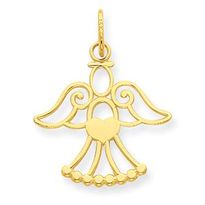 Gold Classics(tm) 14kt. Yellow Gold Angel Charm