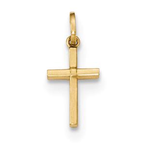 Gold Classics(tm) 14kt. Yellow Gold Polished Cross Charm