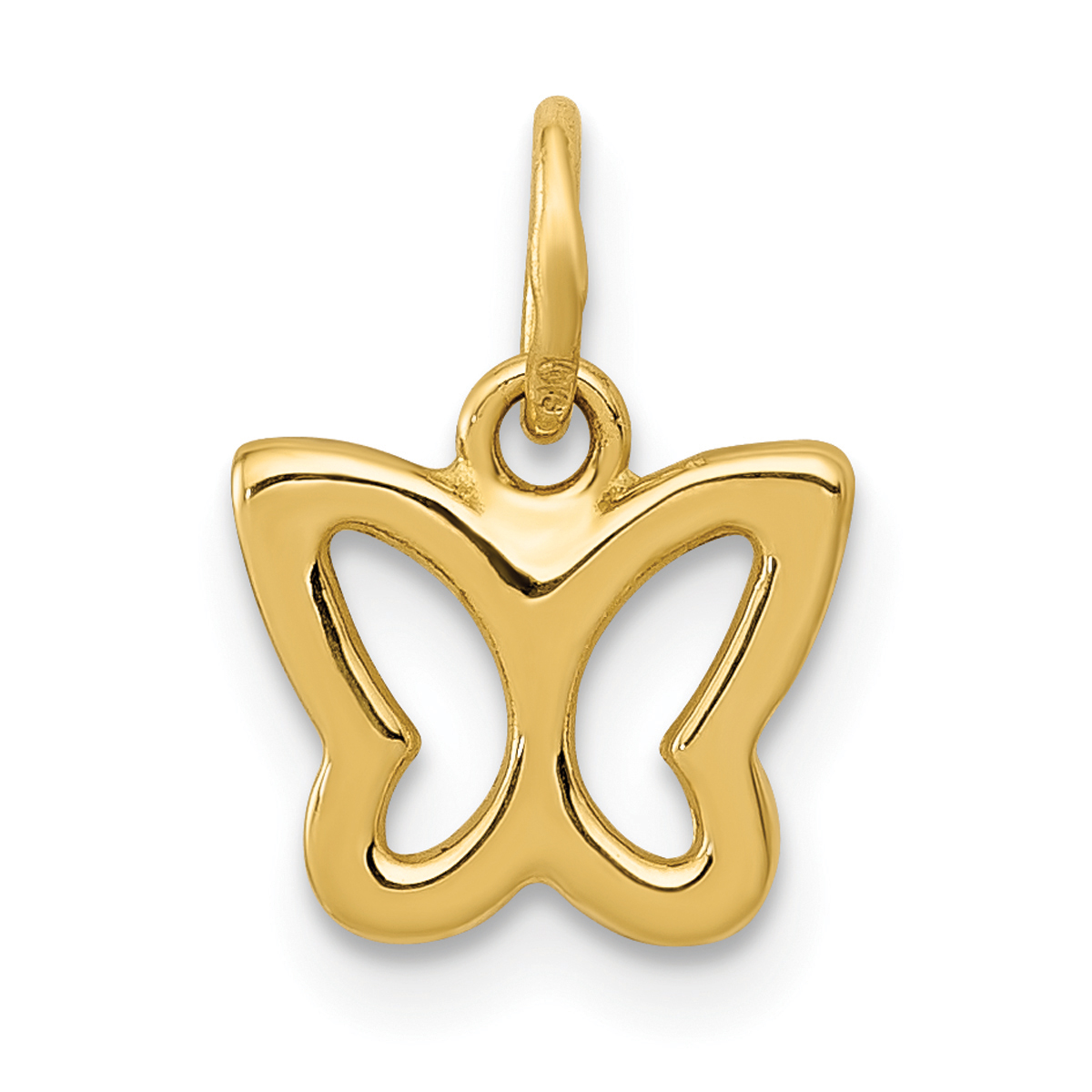 Gold Classics(tm) 14kt. Gold Polished Butterfly Pendant