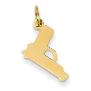 Gold Classics(tm) 14kt. Pistol Charm