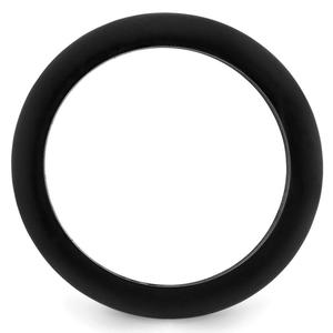 Mens Gentlemen's Classics(tm) Black Silicone 8mm Wedding Band alternate view