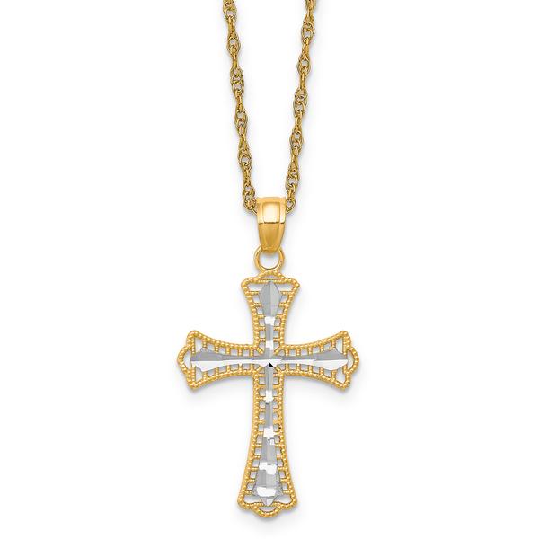 Gold Classics(tm) 10kt. Yellow Gold Cross Pendant Necklace