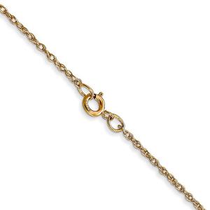 Gold Classics(tm) 14kt. 18in. 3D Polished Cross Pendant Necklace alternate view