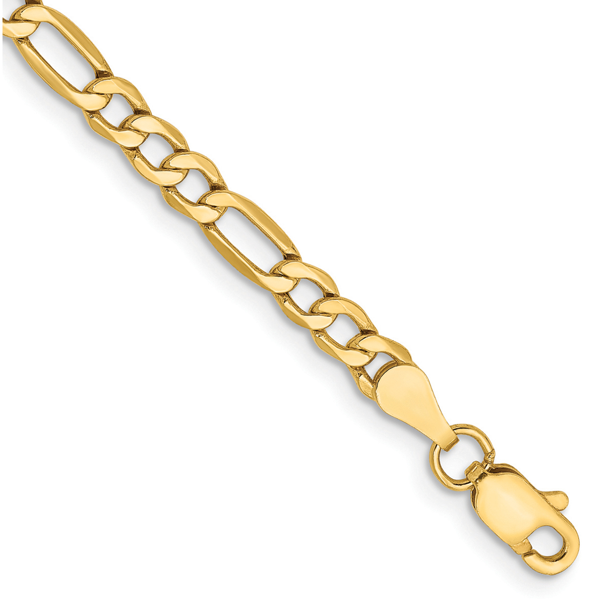 Gold Classics(tm) 10kt. Yellow Gold Figaro Chain Bracelet