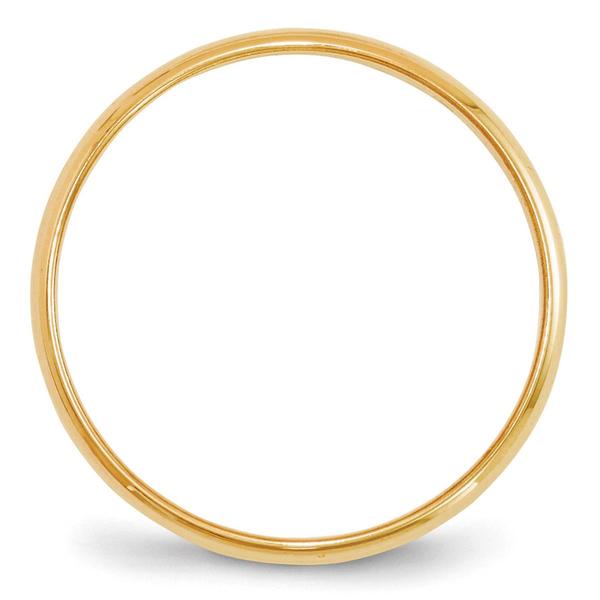 Mens Gold Classics(tm) 10kt. Yellow Gold  Half Round Wedding Band alternate view